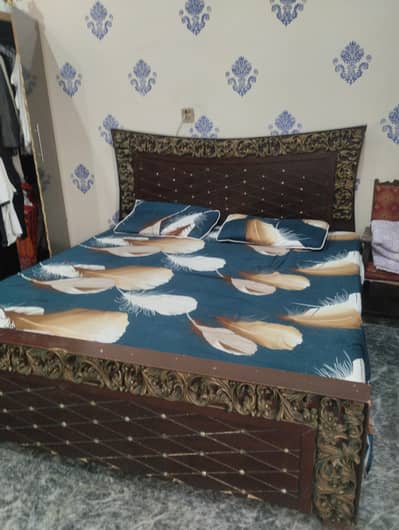 Used double bed