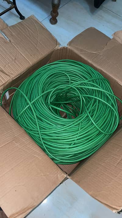 Branded Corning Cat 6 UTP Cable Roll - 305 Meter (Original Green Wire)