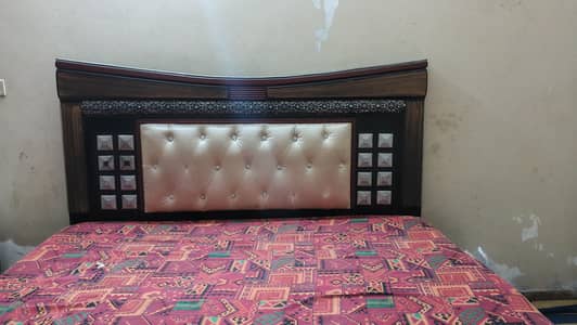 slightly used bed