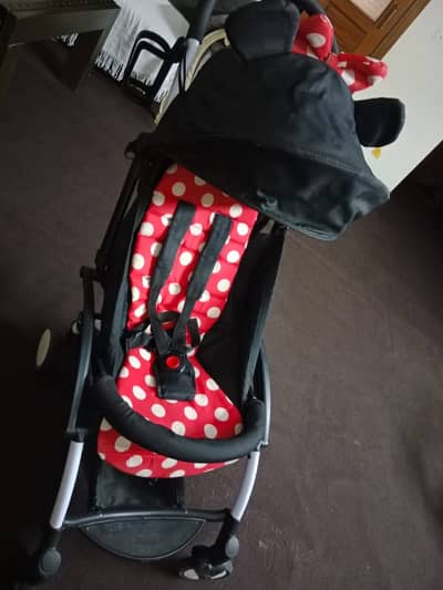 Brand new condition and smart pram easy to fold  carry new price 28000