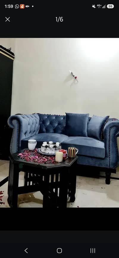 Molty Foam Grey 2 Seater Sofa