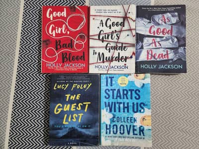 5 English thriller novels