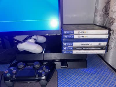 Ps4 with gta 5 and other games