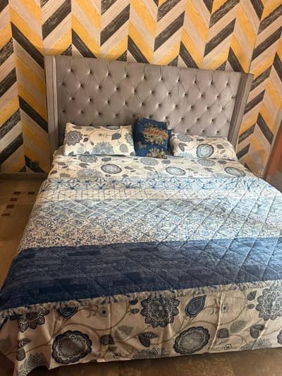 Bed with mattress for sale just like new