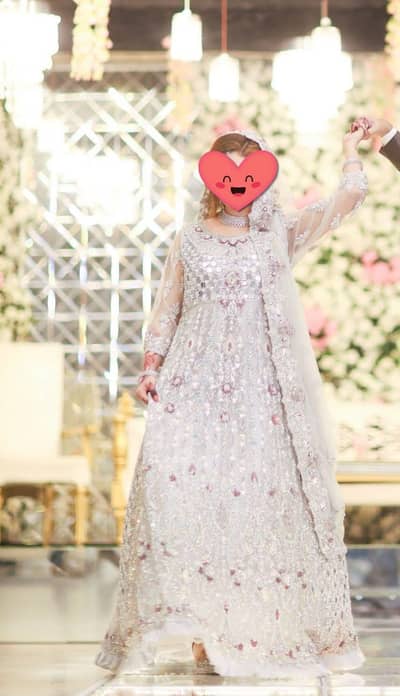 bridal walima dress only 3 hours used