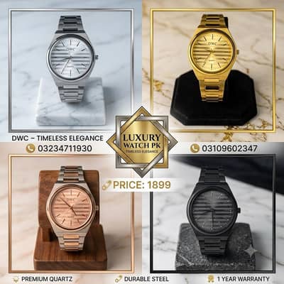 men's comfort fit strap watch