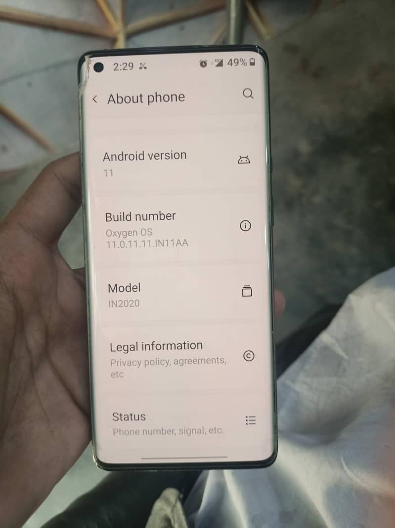 One Plus 8 Pro 8