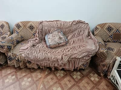 wood sofa set