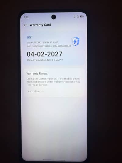 Tecno Spark 40 Model KM5