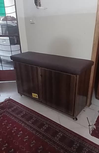 shoe rack , wooden rack , rack for urgent sale,2 door rack