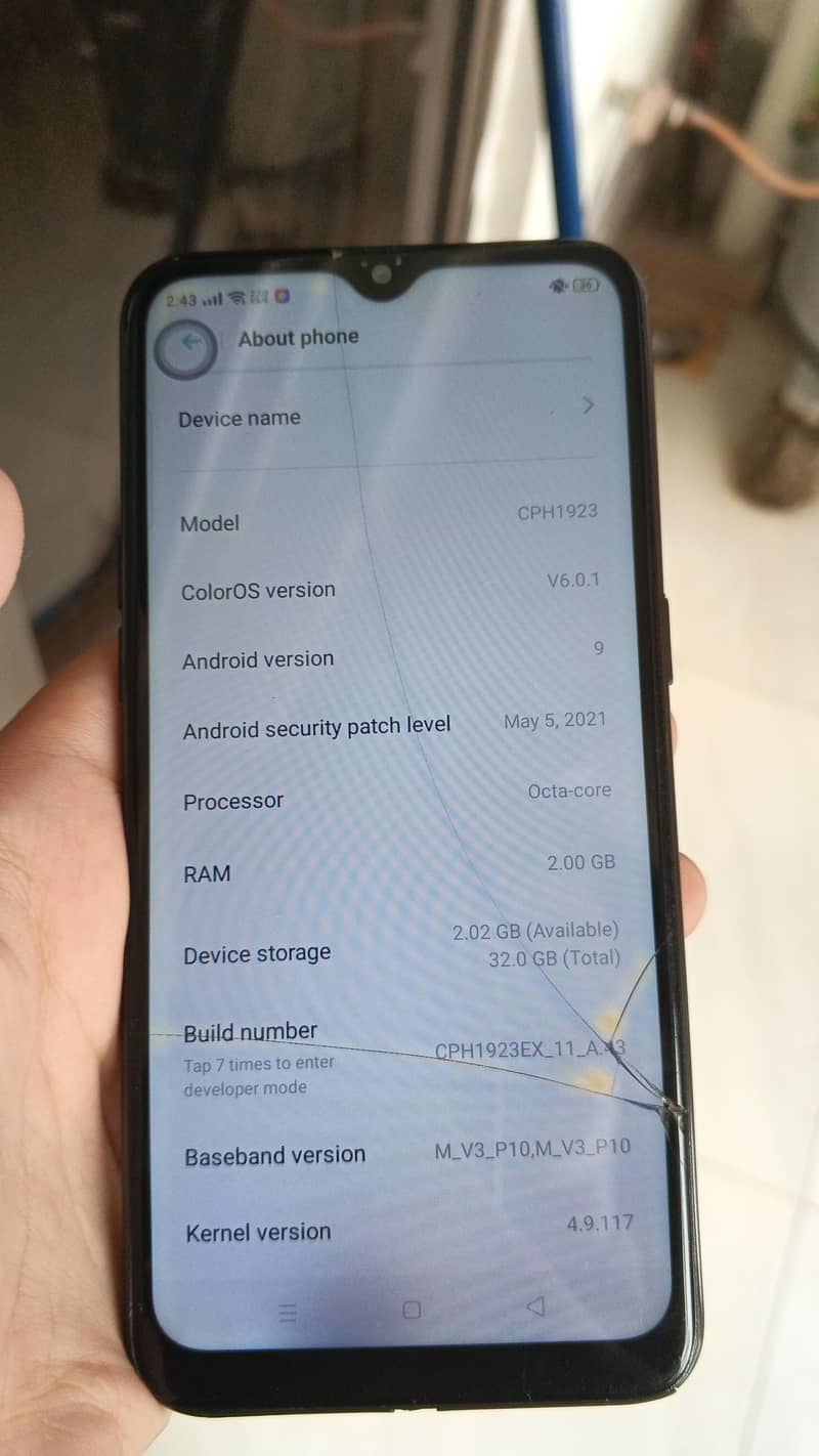 OPPO A1k 6