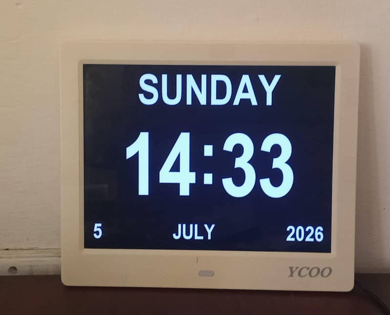Day Calendar Clock 1