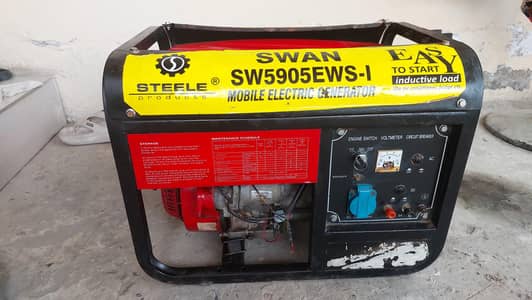 Steele SWAN 3KVA Petrol Generator – Excellent Condition
