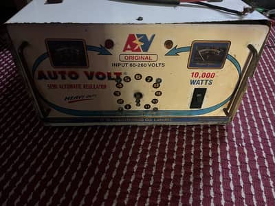 Regolater 10000 watts good condition call 03479812286