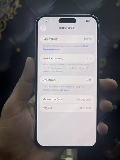 Apple iPhone 15 Pro Max. with original box. .