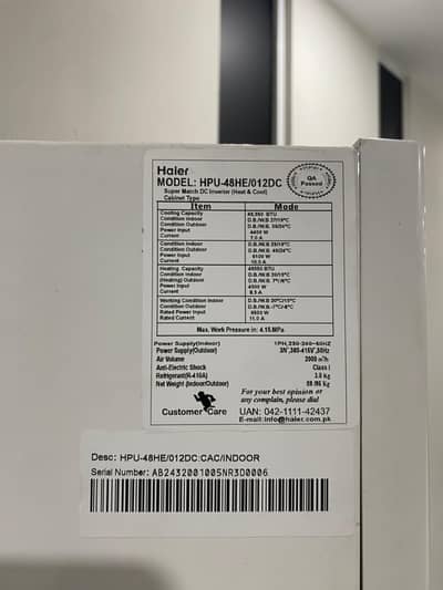 Haier ac/dc inverter