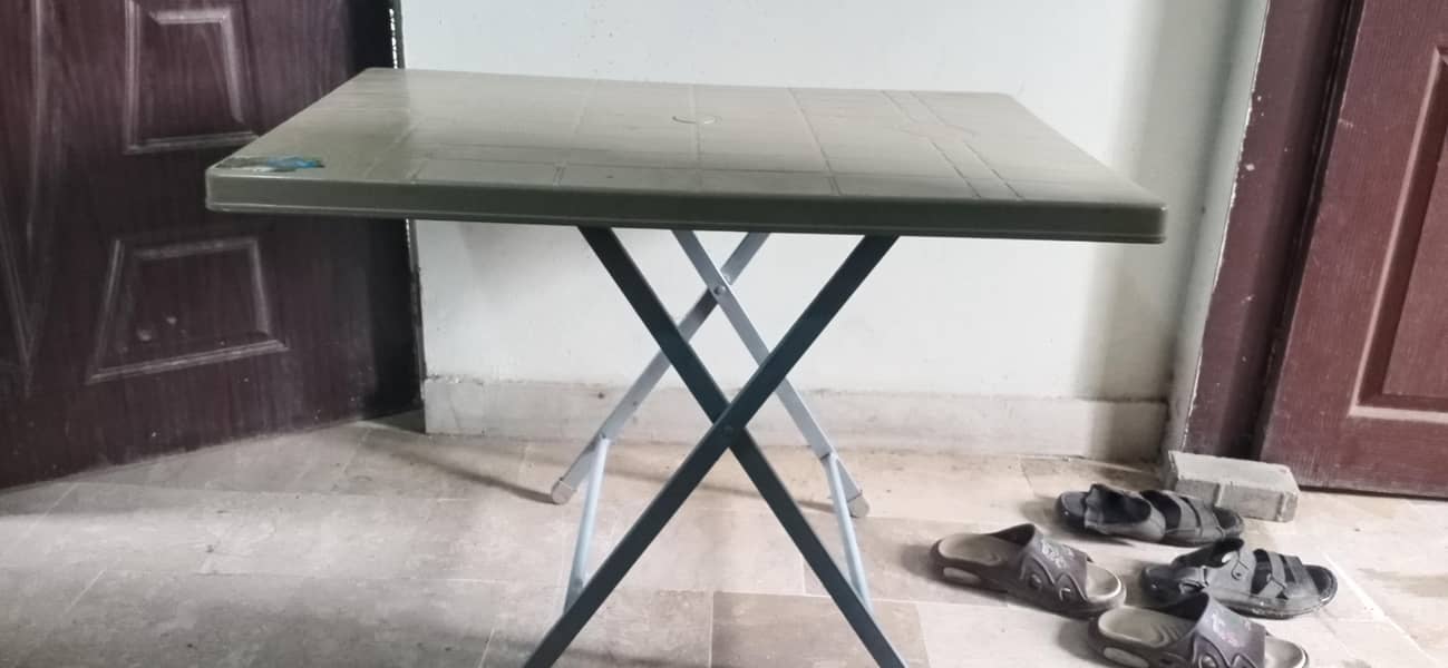 Foldable Study Table with 2 chairs - Like new condition 2