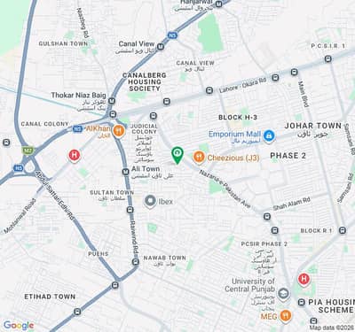 5 MARLA PLOT FOR SALE IN JOHAR TOWN PHASE 2 K BLOCK