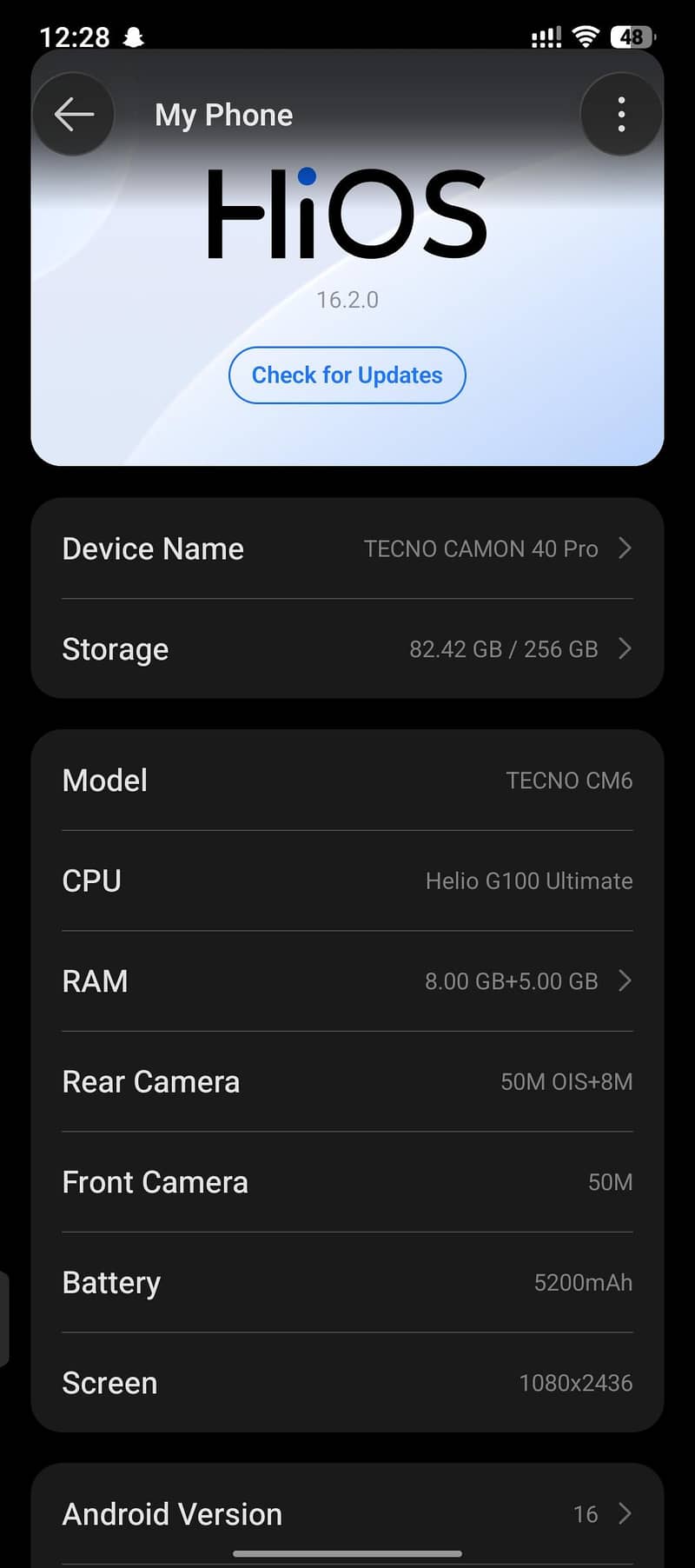 Tecno CAMON 40 Pro 1