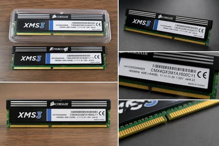 Brand New Corsair XMS3 8GB Kit (2×4GB) DDR3 1600MHz Desktop RAM