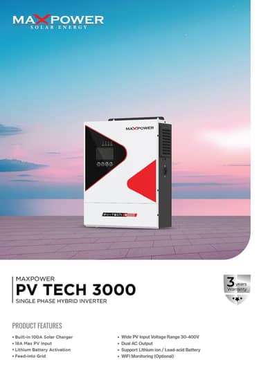 MaxPower PV Tech 3000 (12V) 2KW Solar Inverter