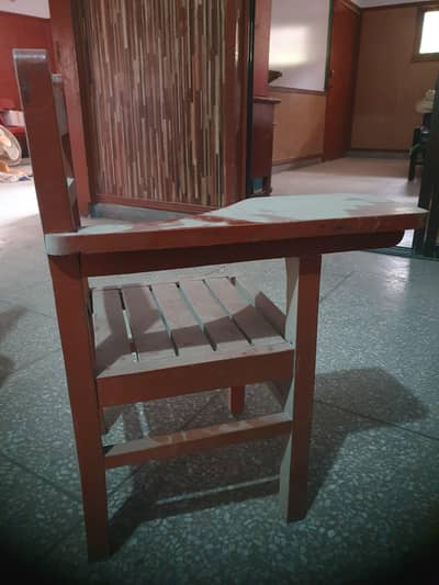 solid wood chair for kids of upto 9 years.