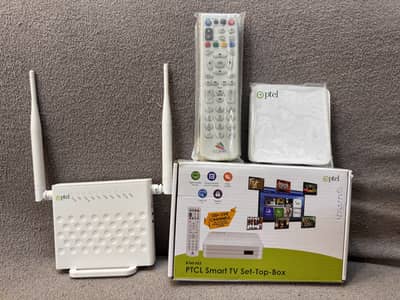 PTCL Router and TV Device