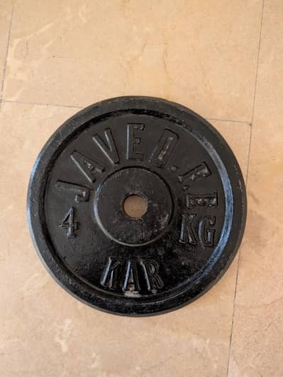 4kg metal plates for gym