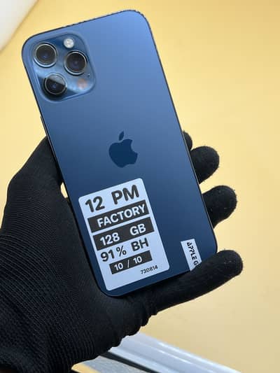 Apple iPhone 12 Pro Max 128 GB Factory unlocked Non PTA 91% BH