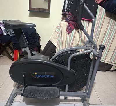 Elliptical cycle air bike machine home used