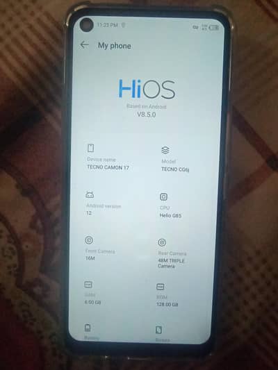 Tecno Camon 17 + 64gb memory card free
