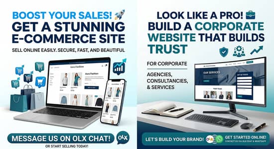  Get More Customers! Professional Websites for Your Business