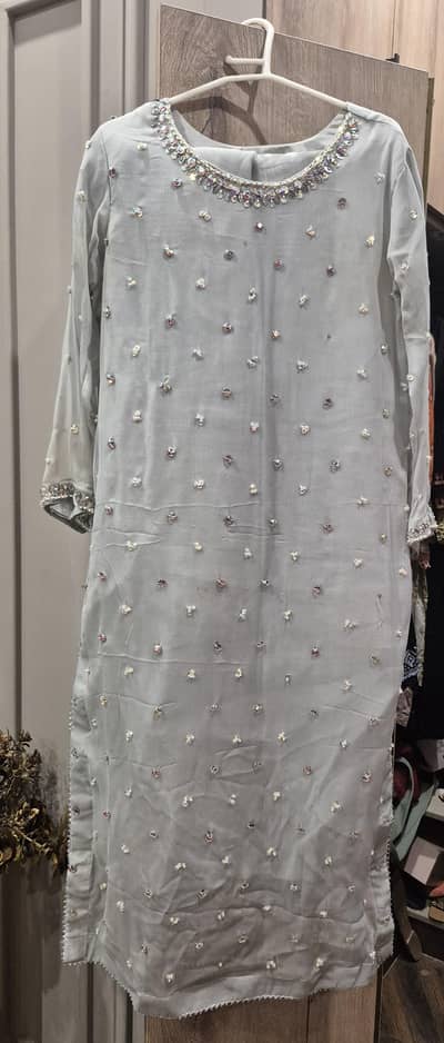 3 piece stone work dress