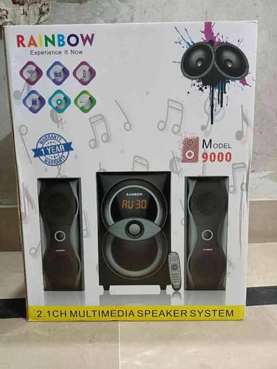 Rainbow 9000 Speakers 8inch woofer system sale