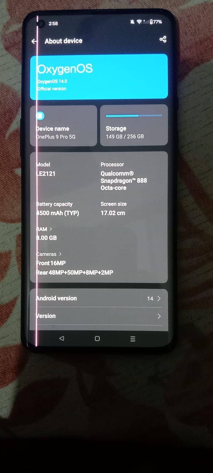 One Plus 9 Pro 3