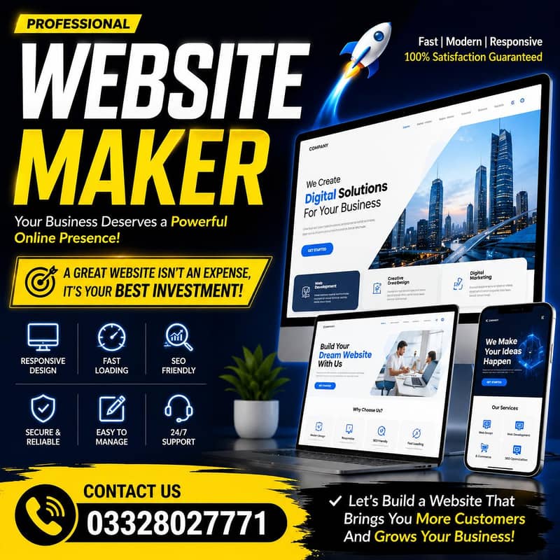 Graphic Designer & Website Maker 3