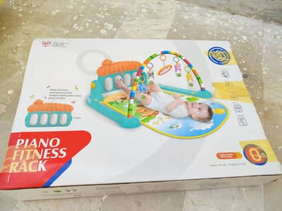 Huanger – 3 in 1 Newborn Baby Play Gym Piano Fitness Rack Mat