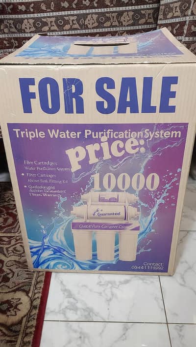 Aqua triple water purification system