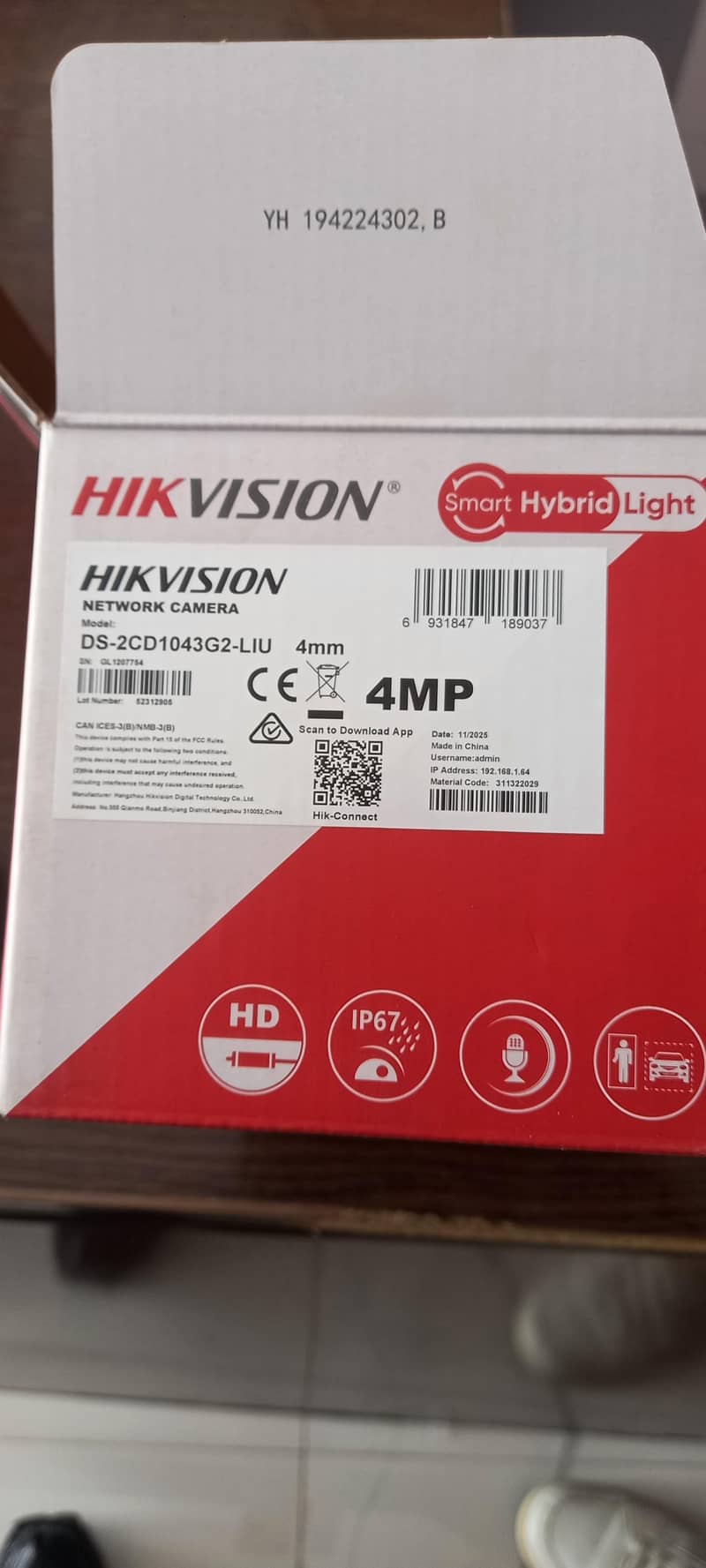 hikvision 4mp camera 1