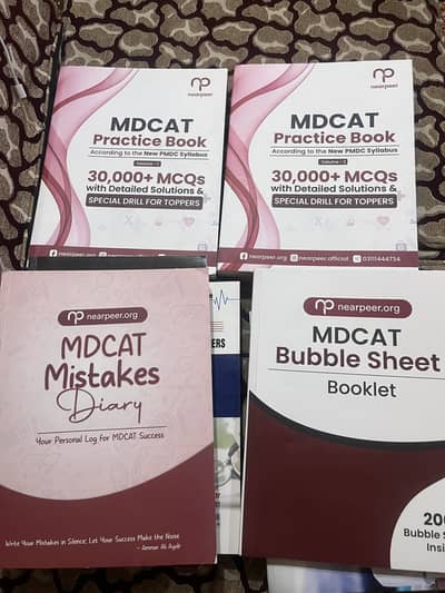 Near peer and other prep and practice books / pastpapers mdcat 2026