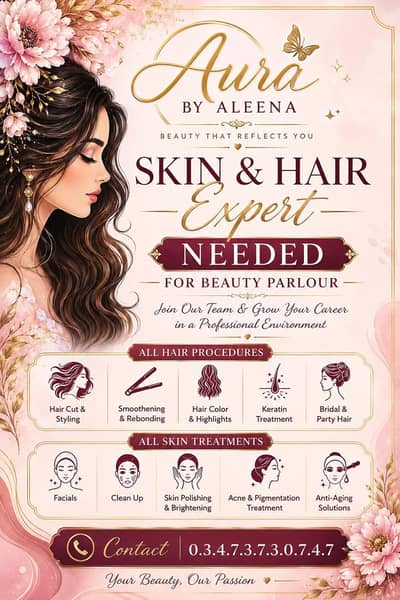 Skin and hair expert needed