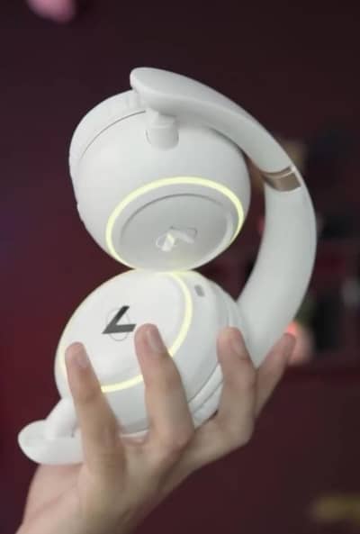 Audionic Hammer Wireless Headphone (Milky White Color)