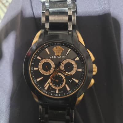 versace branded watch