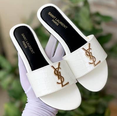 woman's white saint Laurent Peris {free delivery}