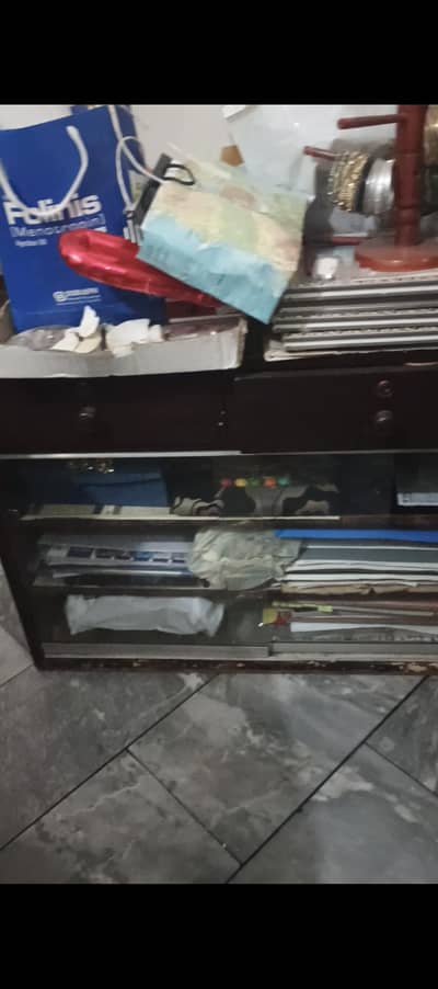 book rack with drawers
