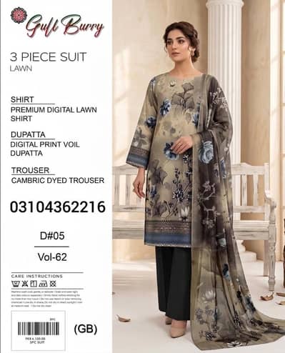 women 3 peice unstitched suit