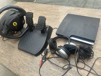 PlayStation 3 Slim, Thrustmaster consoles, Philips headset