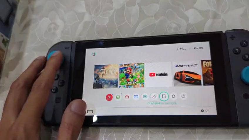 Nintendo Switch V2 with 128GB sd card 6