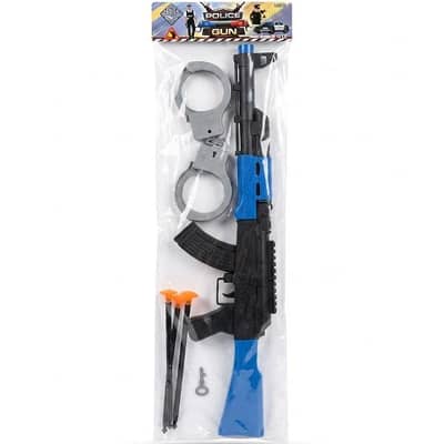 kids toys police gun and Handcuffs play set