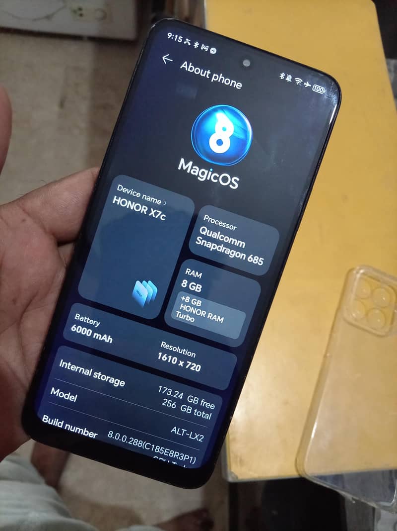 Honor x7C 1